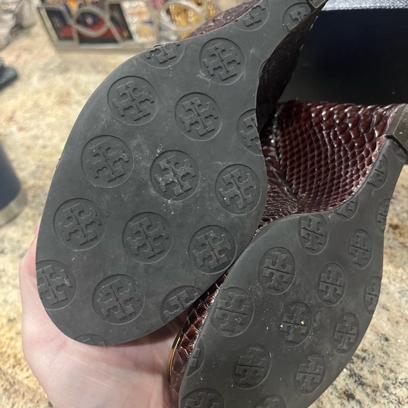 Tory Burch Miller Wedge Heels Size 7 - Picture 6 of 6